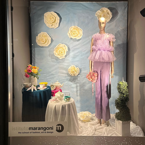 Alice Window Display for Istituto Marangoni Miami